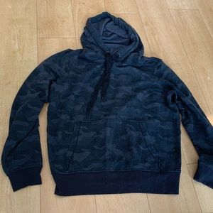 Black camouflage hoodie